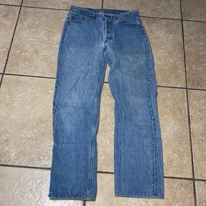 Vintage Levi’s 501 High Waisted Jeans 34X36